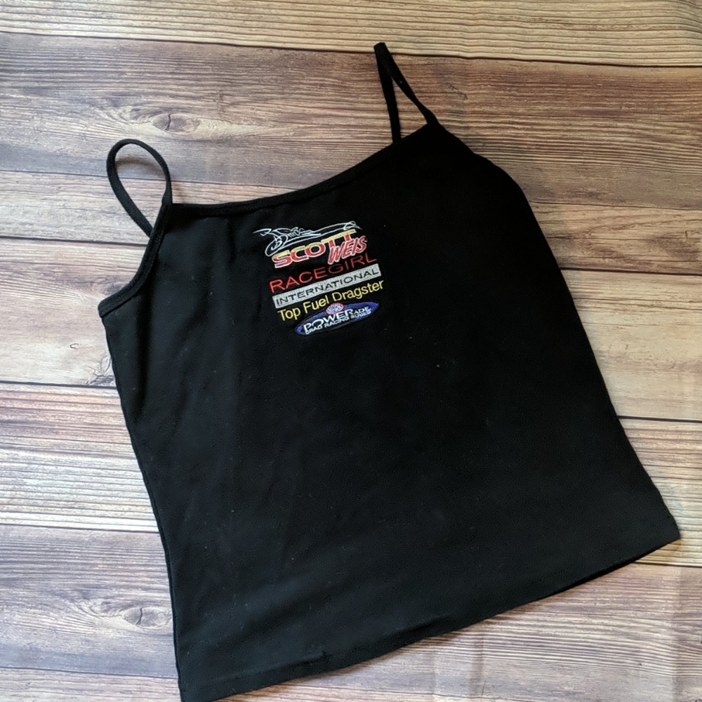Racegirl black tank top